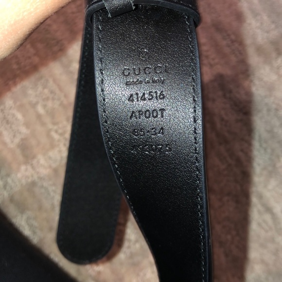 Authentic Black and gold Gucci belt. Worn once